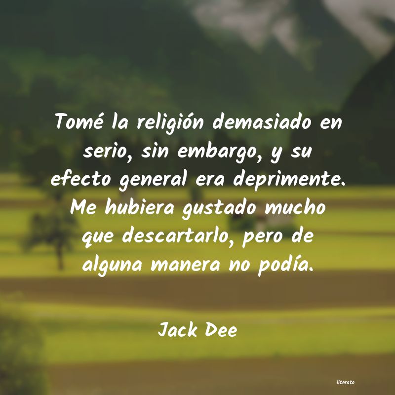 Frases de Jack Dee