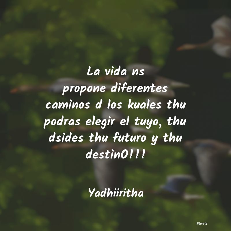 Frases de Yadhiiritha