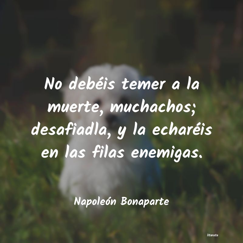 Frases de Napoleón Bonaparte