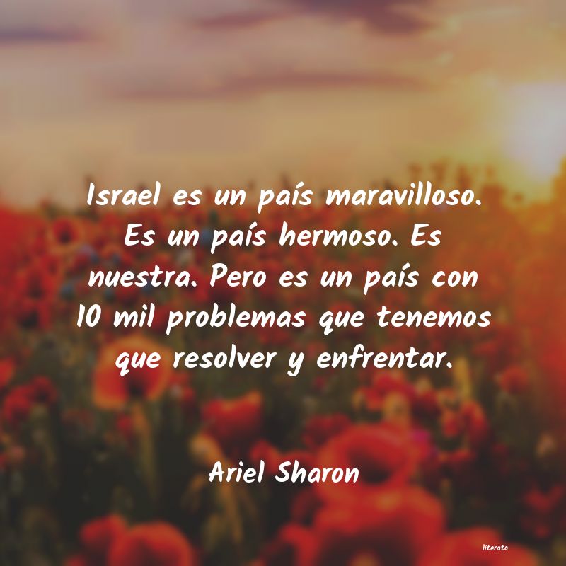 Frases de Ariel Sharon