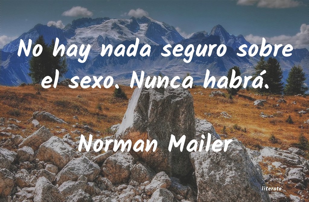 frases de Norman Mailer