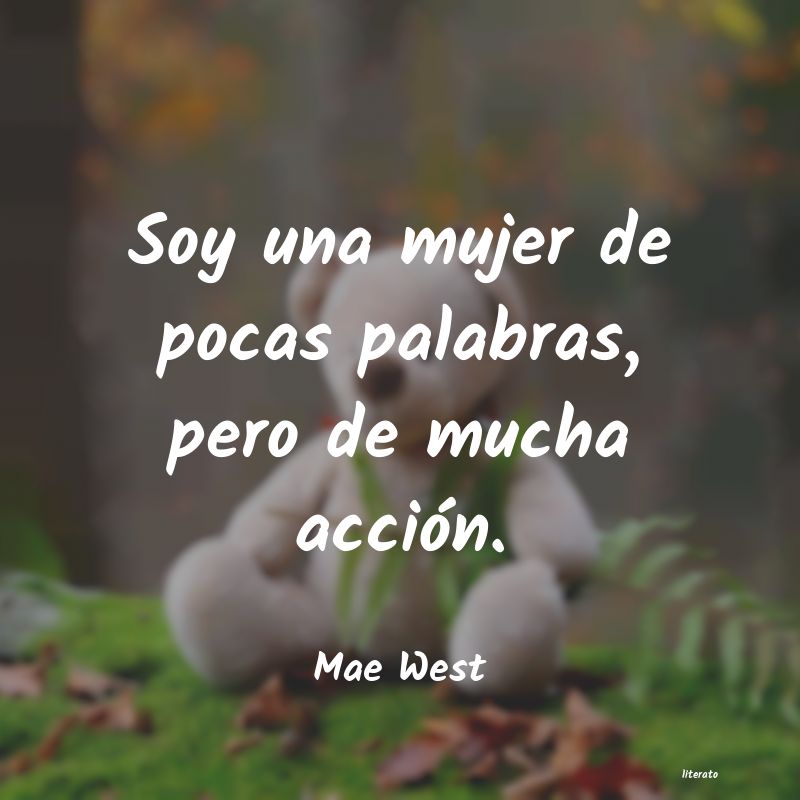 frases de Mae West