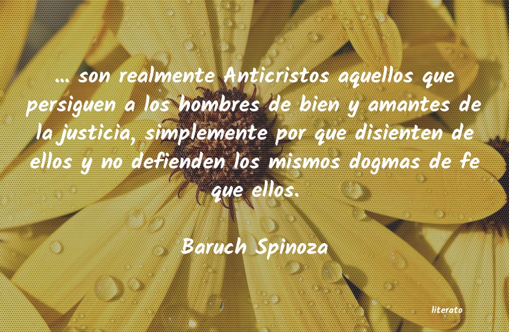 Frases de Baruch Spinoza