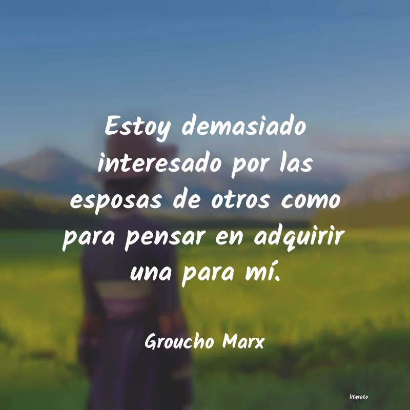 Frases de Groucho Marx