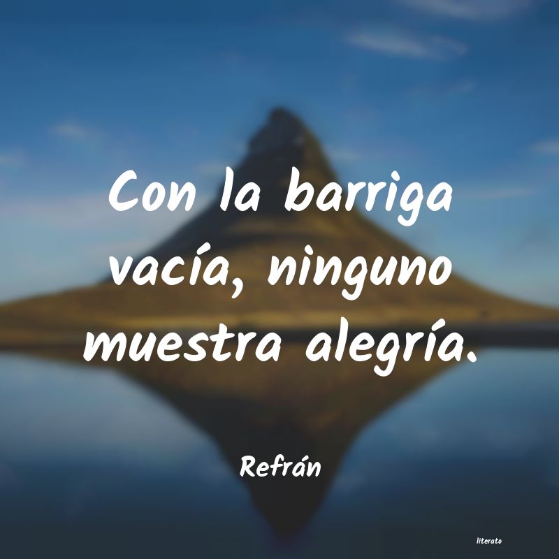 Frases de Refrán