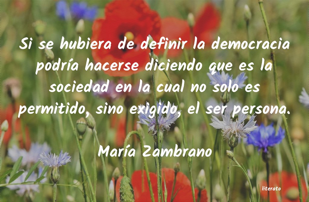 Frases de María Zambrano