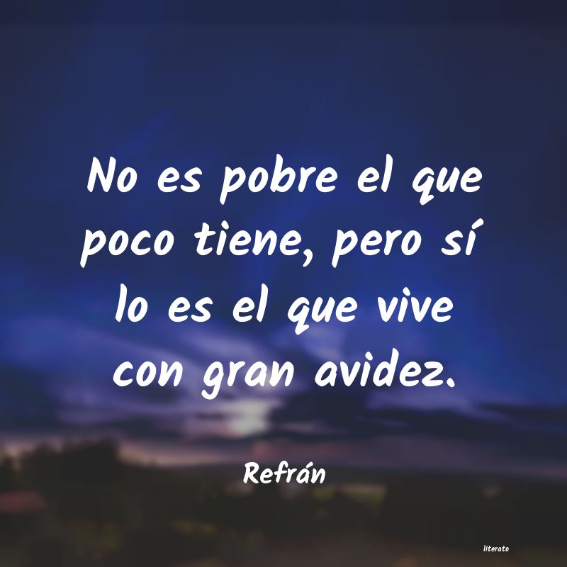 Frases de Refrán