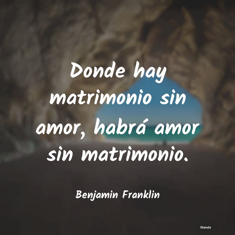 frases de Benjamin Franklin