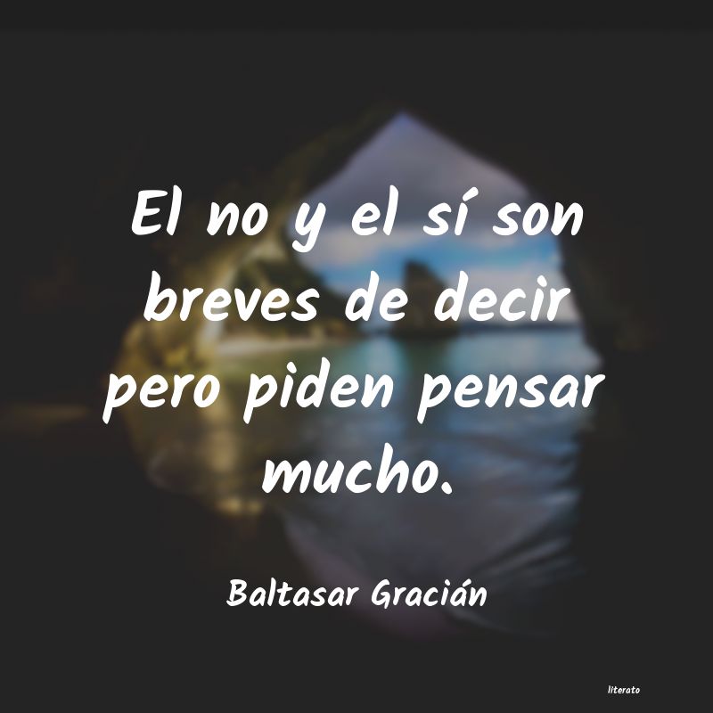frases de Baltasar Gracián
