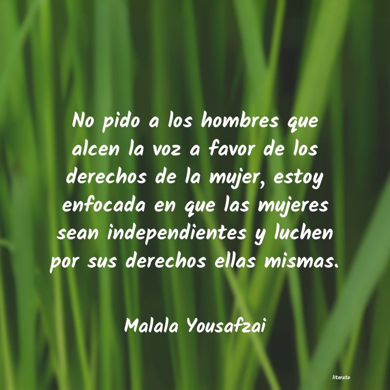 Frases de Malala Yousafzai