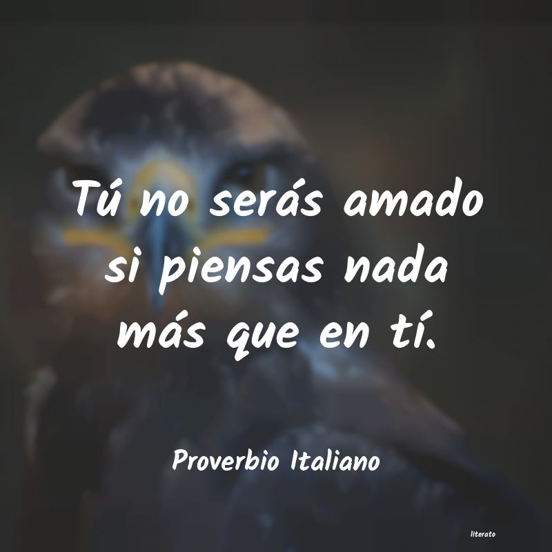 Frases de Proverbio Italiano