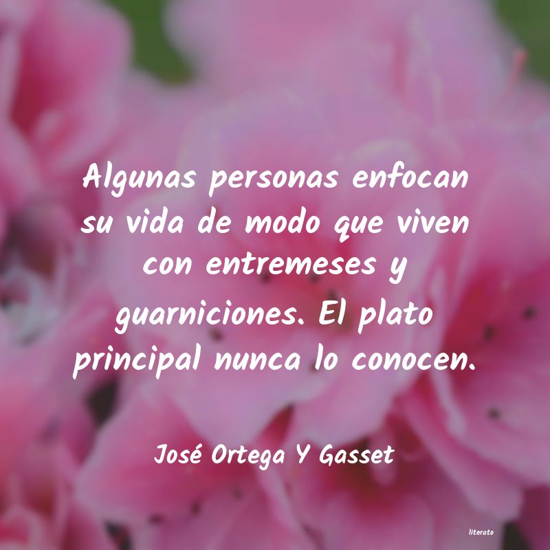 Frases de José Ortega Y Gasset