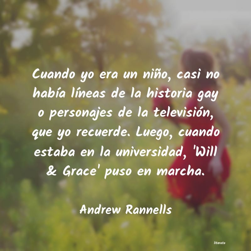 Frases de Andrew Rannells