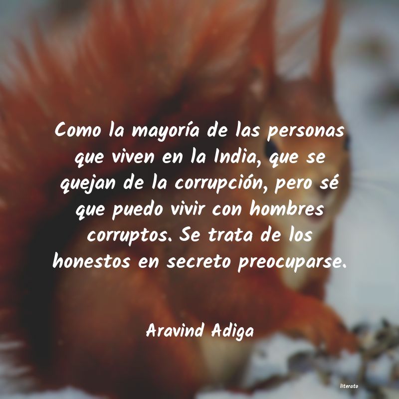 Frases de Aravind Adiga