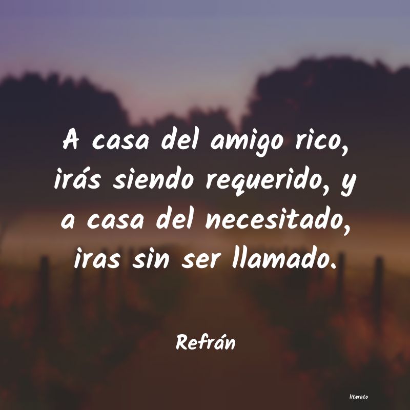 Frases de Refrán