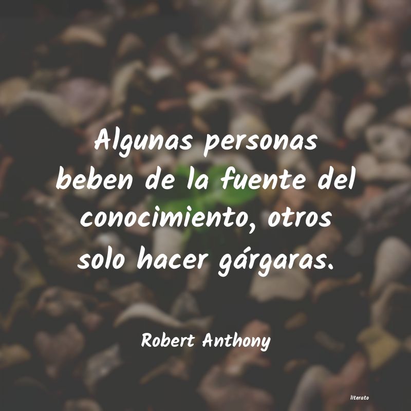frases de Robert Anthony