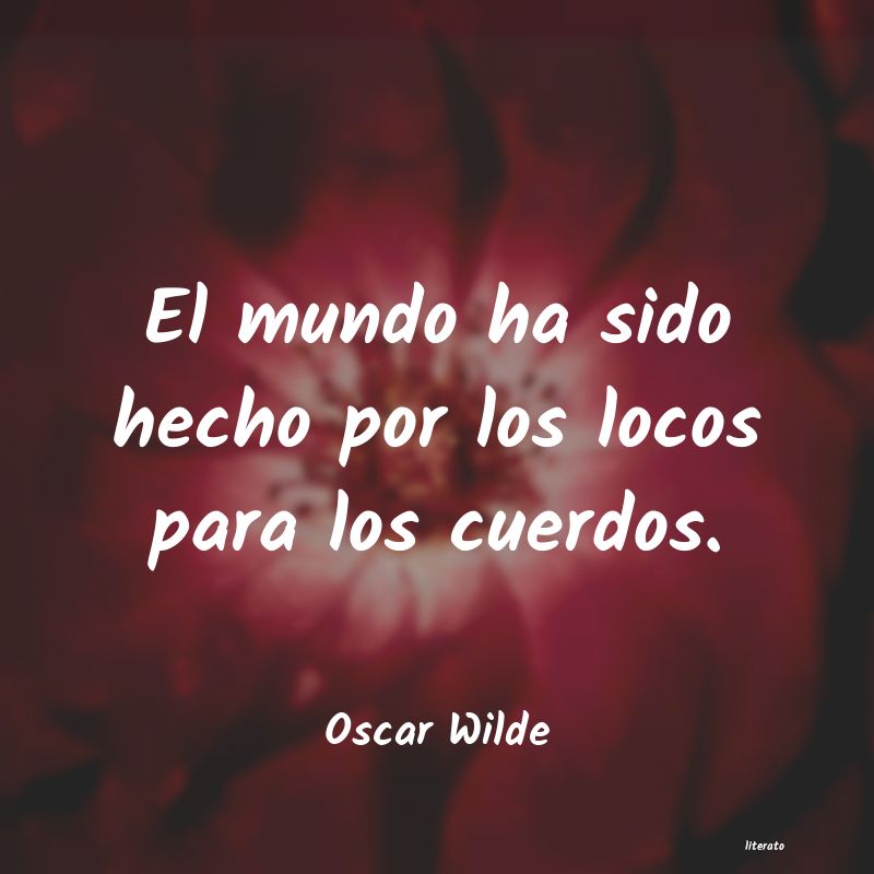 frases de Oscar Wilde