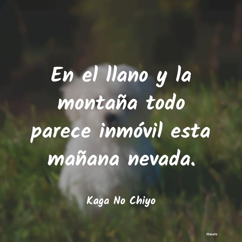 Frases de Kaga No Chiyo