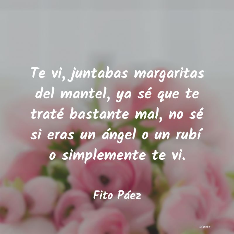 Frases de Fito Páez