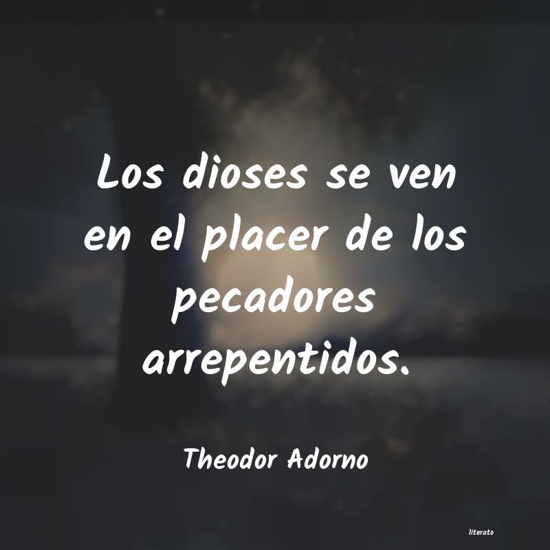 Frases de Theodor Adorno