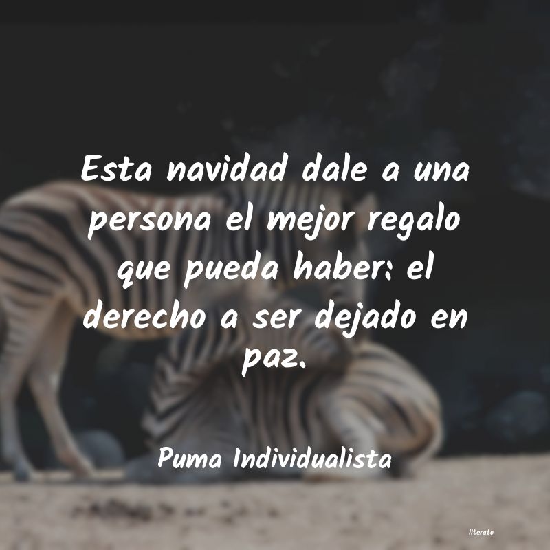 Frases de Puma Individualista