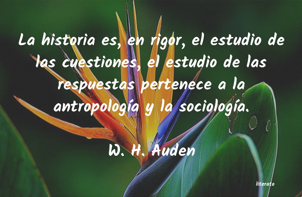 frases de W. H. Auden