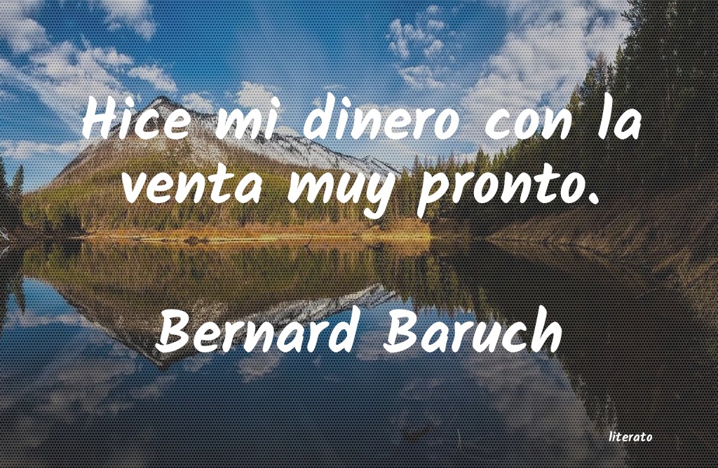 Frases de Bernard Baruch