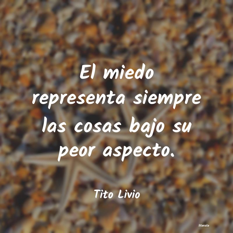 frases de Tito Livio