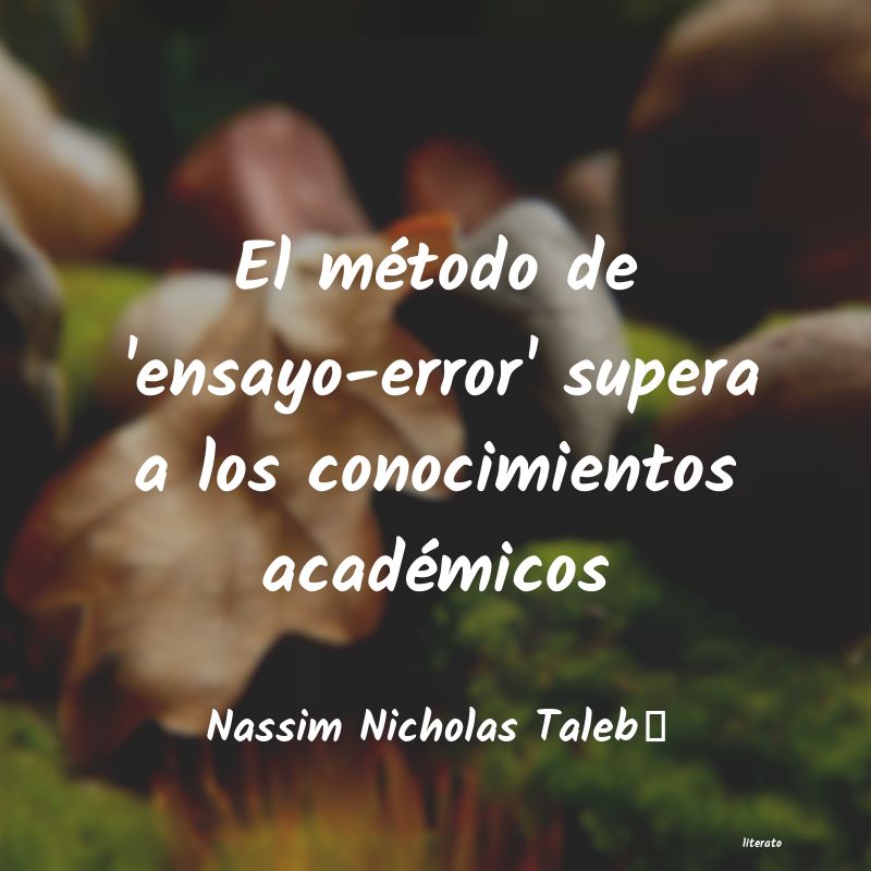 Frases de Nassim Nicholas Taleb