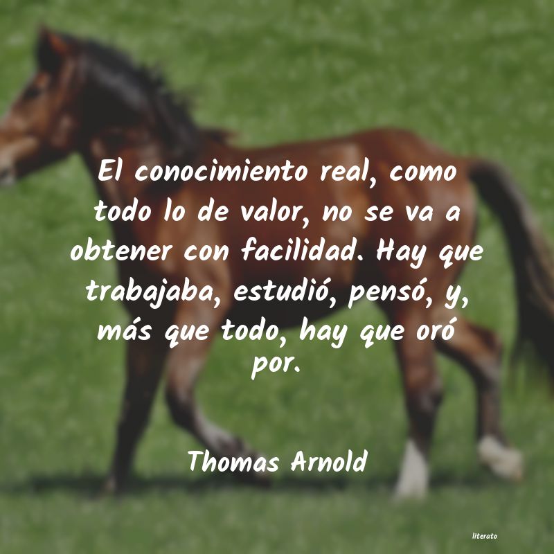 Frases de Thomas Arnold