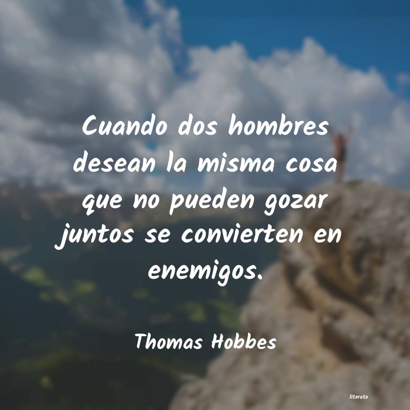 frases de Thomas Hobbes
