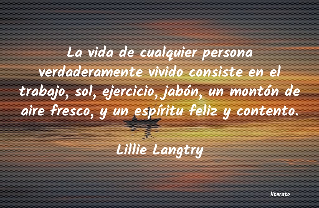 frases de Lillie Langtry