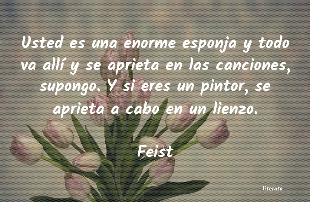 Frases de Feist