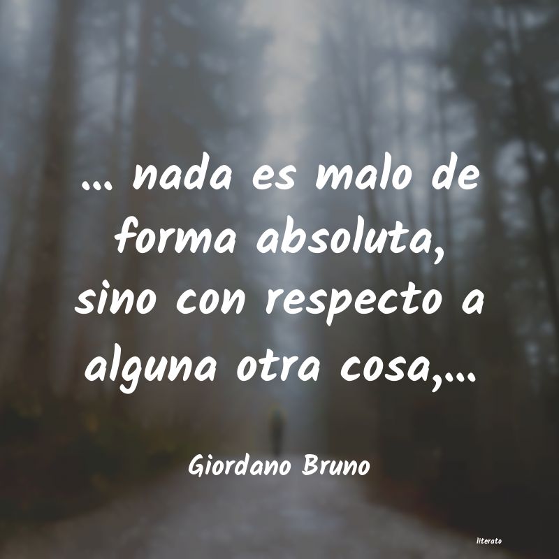 frases de Giordano Bruno