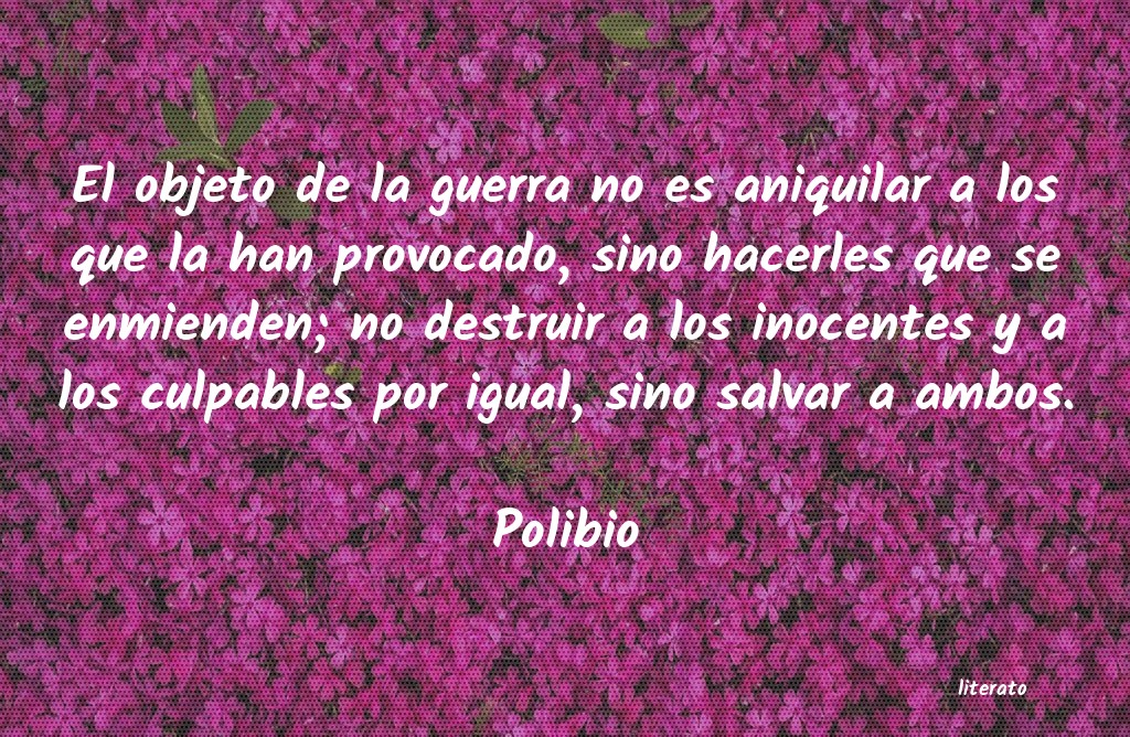 frases de Polibio