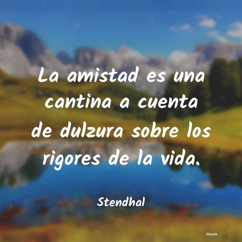 frases de Stendhal