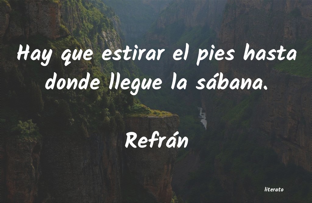 Frases de Refrán