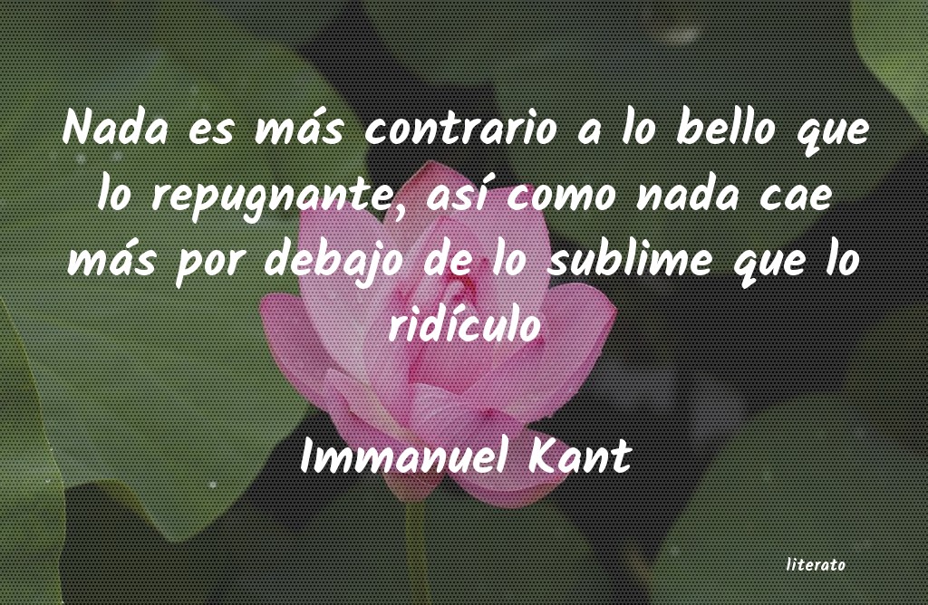 Frases de Immanuel Kant