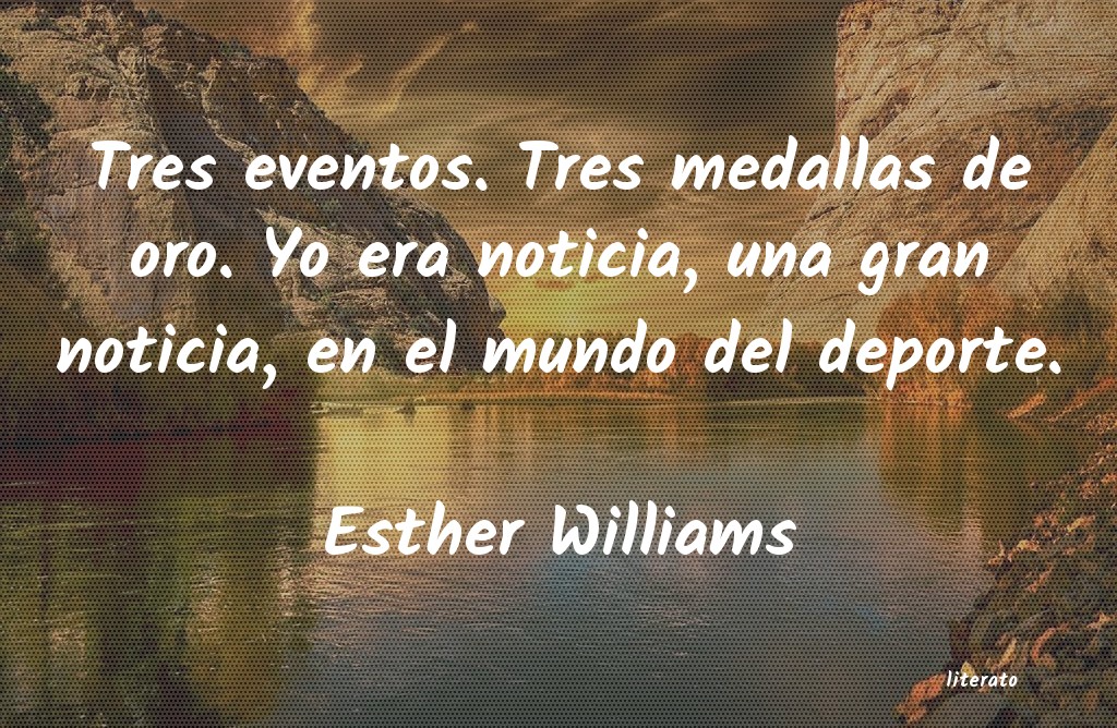 frases de Esther Williams