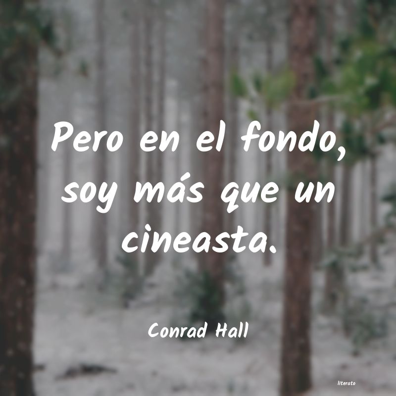 frases de Conrad Hall