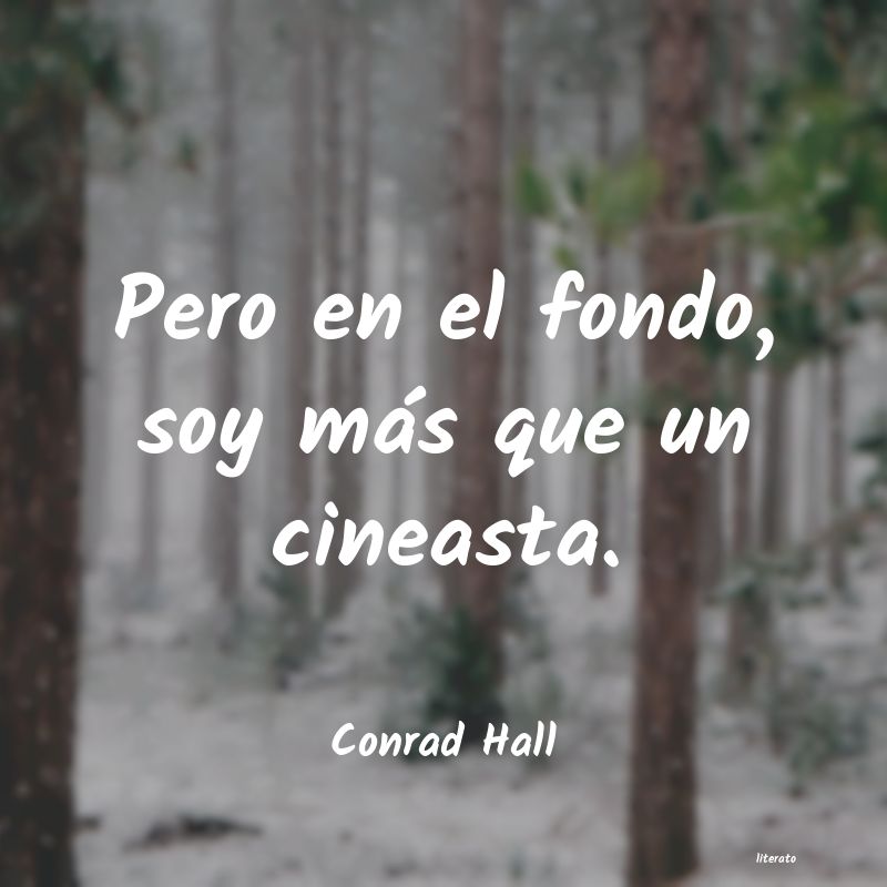 Frases de Conrad Hall