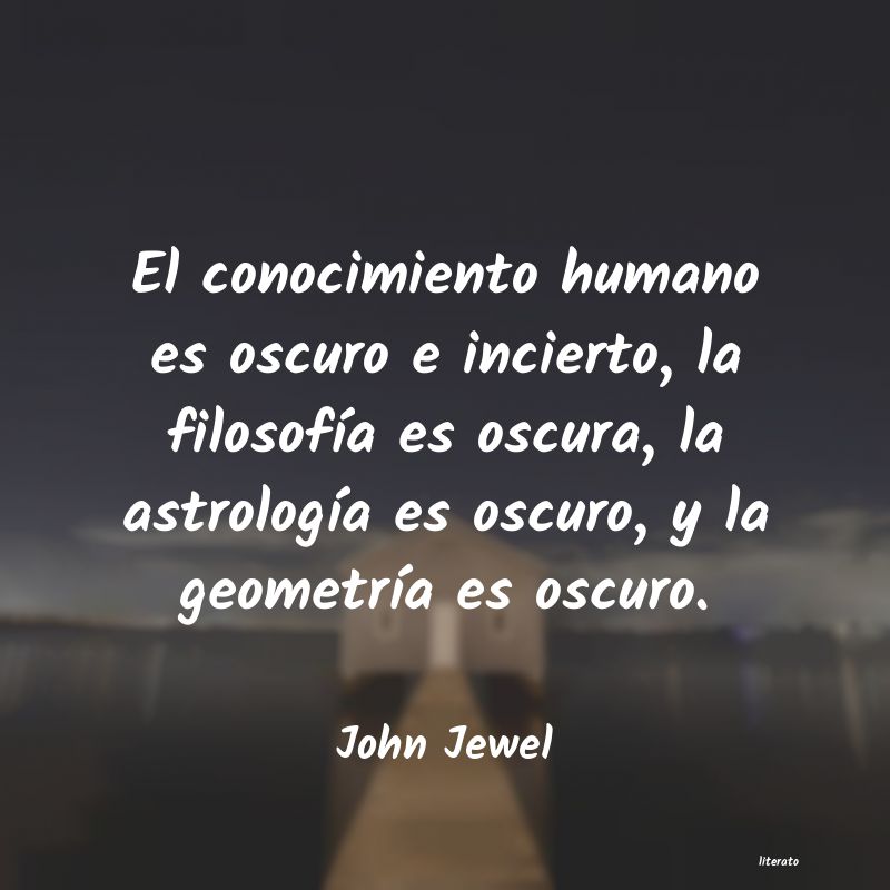 frases de John Jewel