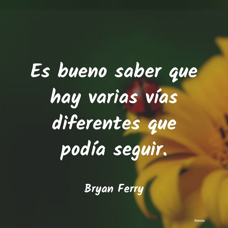 Frases de Bryan Ferry