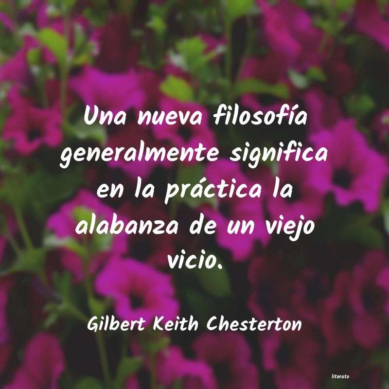 Frases de Gilbert Keith Chesterton