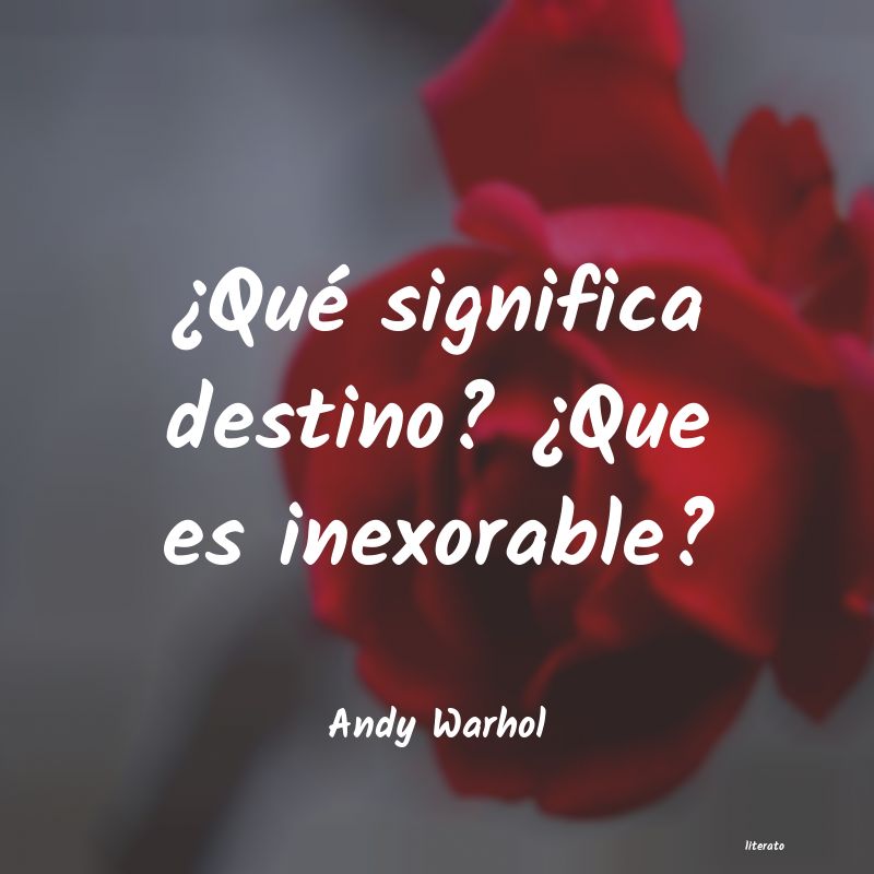 Frases de Andy Warhol