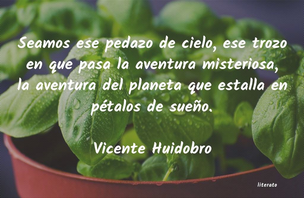 Frases de Vicente Huidobro