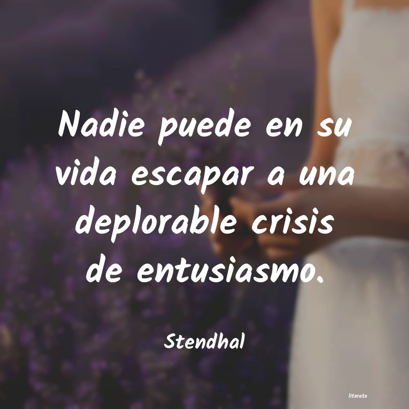 Frases de Stendhal