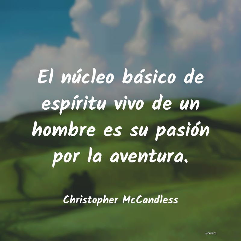 Frases de Christopher McCandless - literato