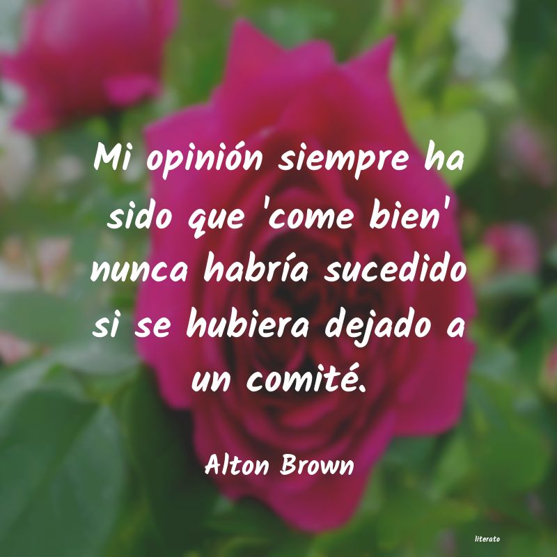 Frases de Alton Brown