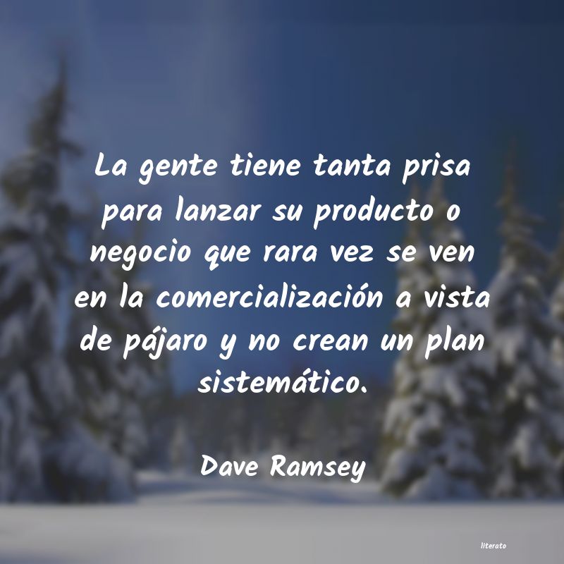 Dave Ramsey: La gente tiene tanta prisa par